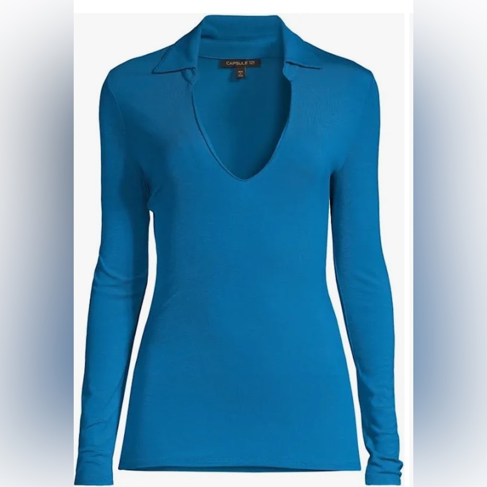 NEW CAPSULE 121 Virgo Top in Blue Size 1X